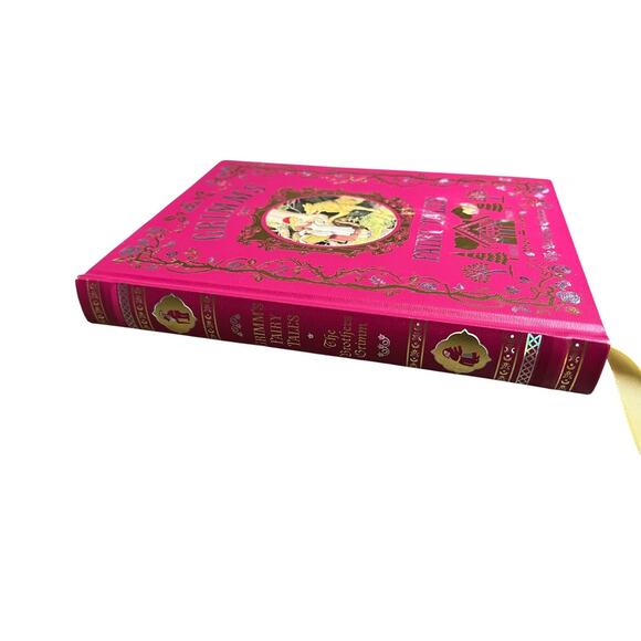 BROTHERS GRIMMS FAIRY TALES Deluxe Bonded Leather ILLUSTRATED Hardcover Book - Picture 3 of 7